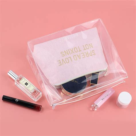 promotional stylish cosmetic bags|customized wholesale clear cosmetic bag.